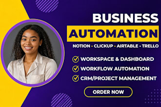 setup notion clickup airtable trello automation workflows