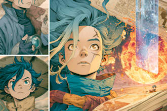 draw anime and manga illustrations