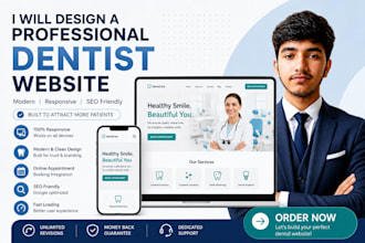 wordpress dentest website redesign