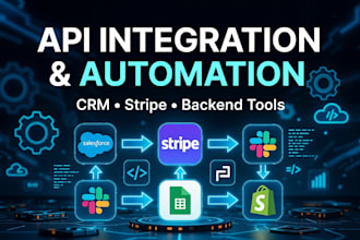 api integration, backend automation for business tools