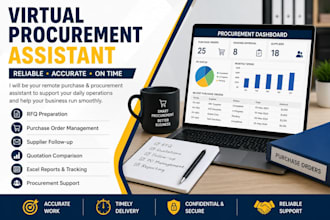 source suppliers rfqs and provide procurement support