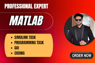 do urgent matlab, matlab simulink, matlab programming and gui tasks and project