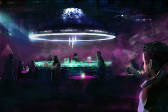 design sci fi illustration and sci fi sci fi illustration