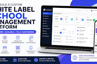 build a custom white label school management platform