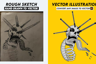 convert image to vector, raster to vector, tactical badge patch