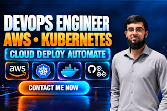 be your devops engineer for AWS cloud, kubernetes and cloud infrastructure