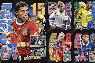 design premium vintage sports t shirt or football bootleg