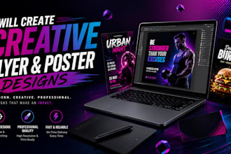design a stunning flyer for your event or business