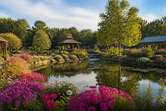 architecture and landscape site plan design