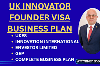 write a business plan for UK innovator founder or expansion worker visa