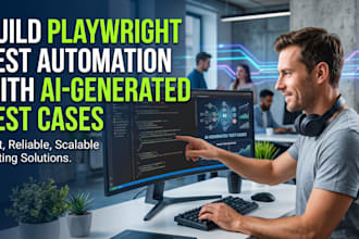 build playwright test automation with ai generated test cases