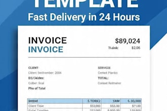 make  excel invoice template with auto calculation