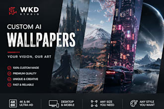 create custom ai wallpapers in 4k for desktop and mobile