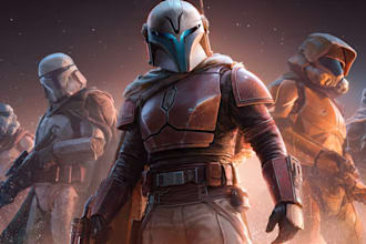 create star wars and sci fi illustration