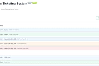 build a python fastapi web application for your business
