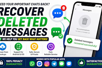remotely recovering deleted message,chat and backup lost travelling details