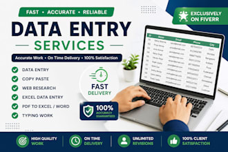 do data entry, copy paste, and web research