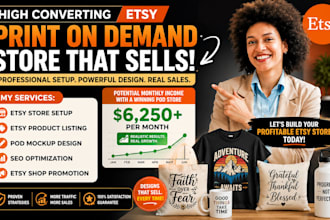etsy print on demand setup etsy seo listing printify printful etsy pod listing