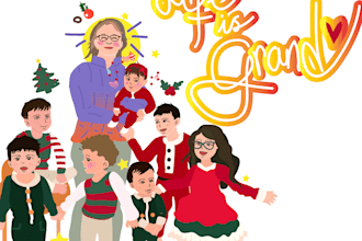 design a meaningful family logo for your family brand  or heritage