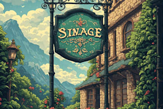 design print ready vinyl banner, signage, billboard