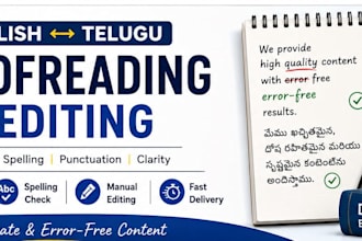 proofread, edit, and rewrite english content professionally