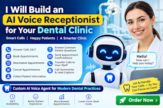 build an ai voice receptionist for US dental clinics