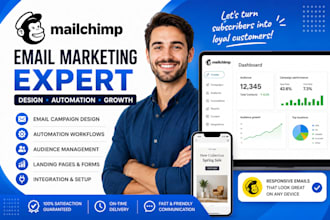 set up mailchimp email automation and campaigns