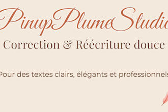 correct and rewrite your french texts with elegance