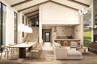do interior and 3d render
