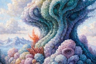 paint a beautiful custom oil painting on canvas for you