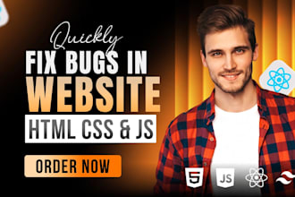 fix html, css, javascript and responsive layout issues
