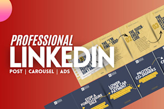 design linkedin carousel, posts that build authority