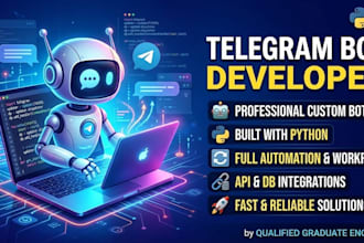 build a professional telegram bot with python