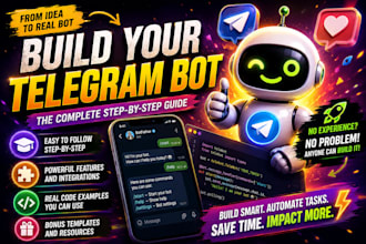 develop a professional telegram bot with python