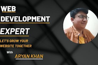 develop a custom website with HTML, CSS, javascript