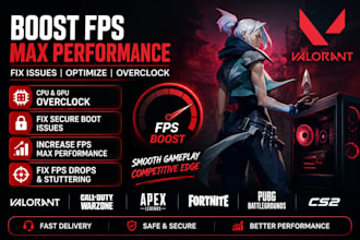 fix PC problems, boost fps, optimize windows, and overclock cpu and GPU
