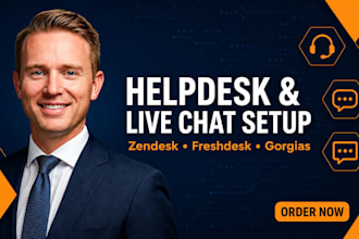 set up your freshdesk, zendesk, and live chat widget support system