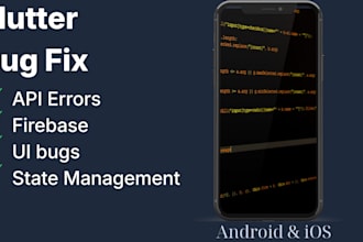 fix flutter bugs, errors and issues in your app