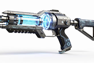 design unique weapons illustrations