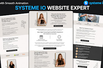 build systeme io sales funnel landing page systeme io website and automation