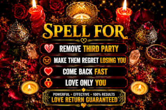 do love spell, obsession, affection, binding and reconciliation spell