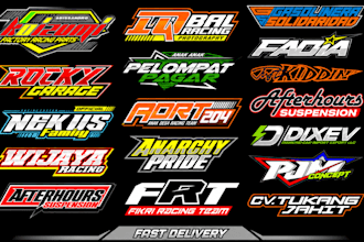 do amazing automotive, repair, car racing car wash logo and vehicle wrap