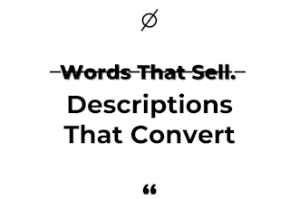 provide you with copywriting for brand description