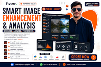 fix low quality images using python opencv image processing