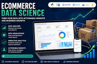 provide ecommerce data science and data analysis solution