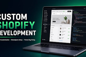 do custom shopify development and liquid theme customization