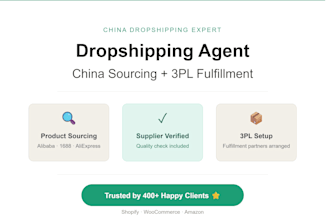 be your china dropshipping agent for sourcing and 3pl setup