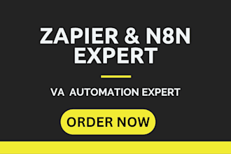 be your automation CRM VA zapier n8n hubspot expert