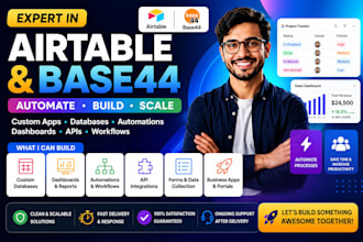 be your airtable and base44 expert for scalable business