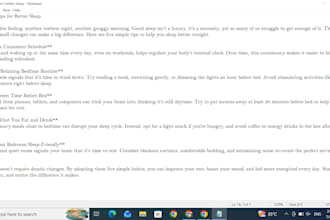 professionally rewrite and format your blog posts and articles